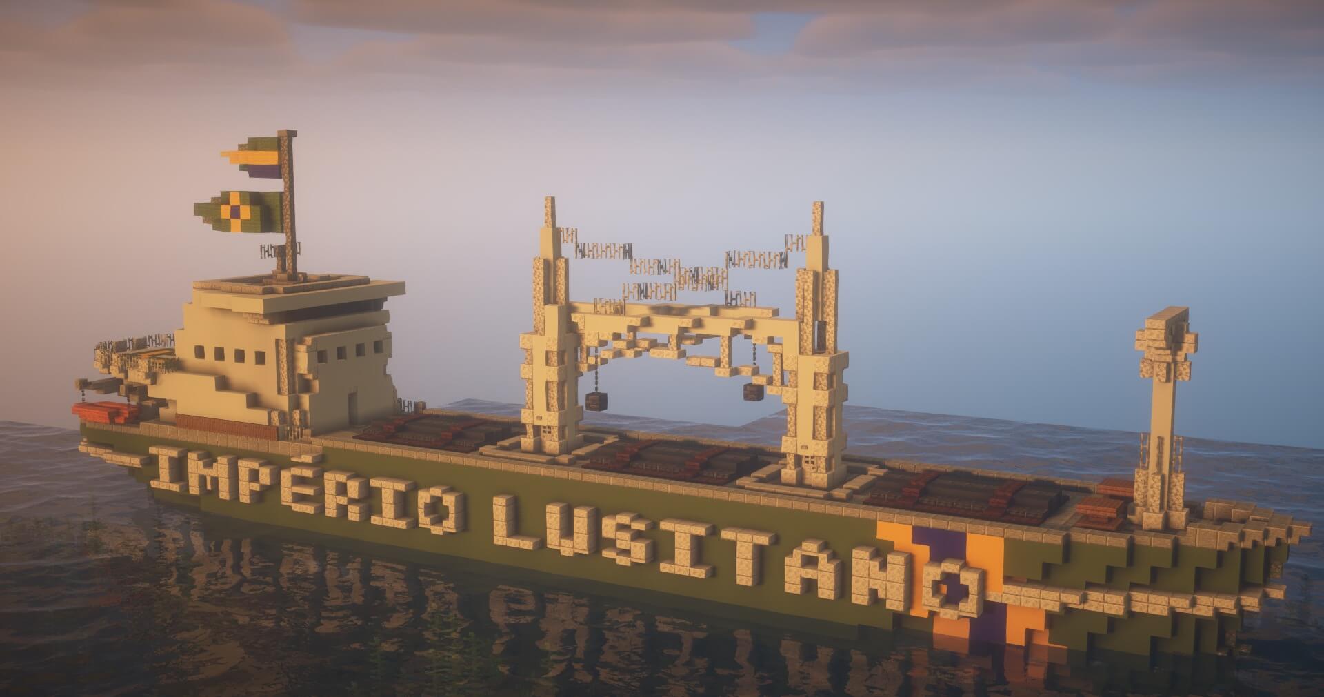 The Imperio Lusitano standard-issue cargo ship.